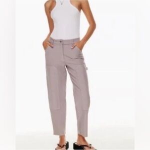 Wilfred Free Aritzia Brennan Cargo Cropped cargo pant in lavender size 6